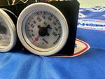 3x White Omori 52mm Gauges